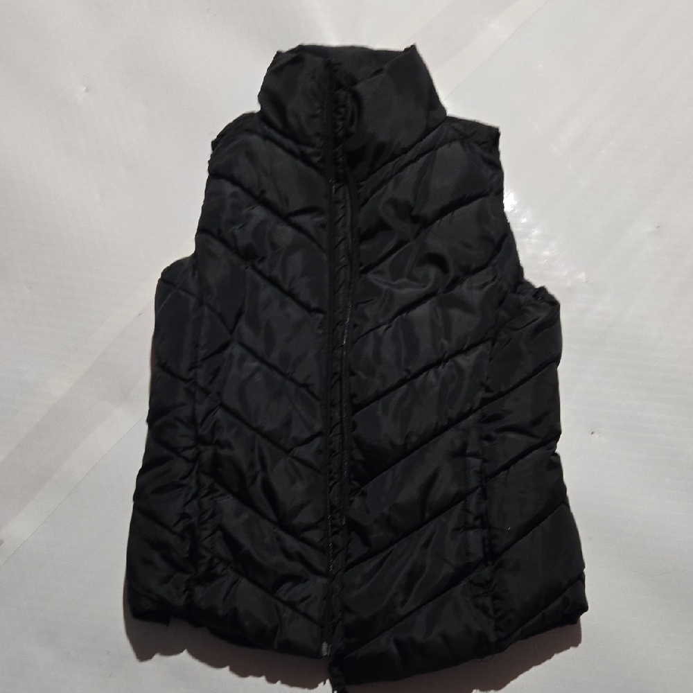 SO Black Quilted Puffer Vest